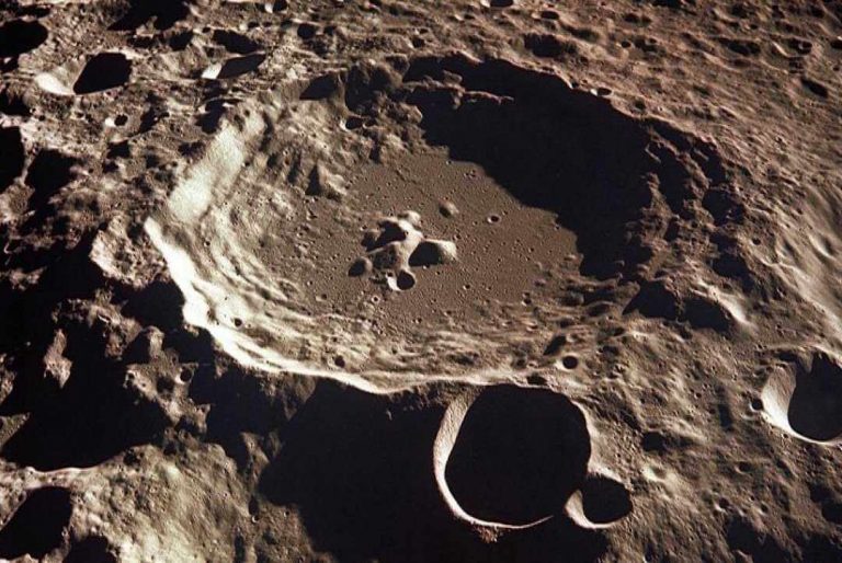 Moon #39 s Craters Formed As A Result of Violent Meteorite Impacts