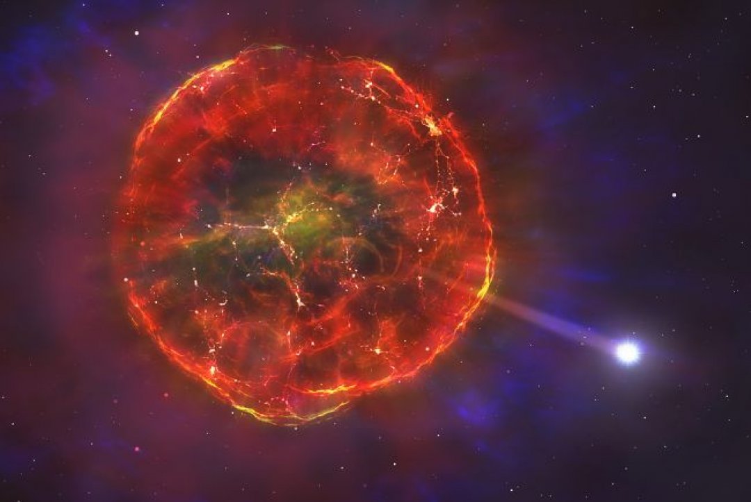 Unusual Supernova Sends White Dwarf Hurtling Across Milky Way