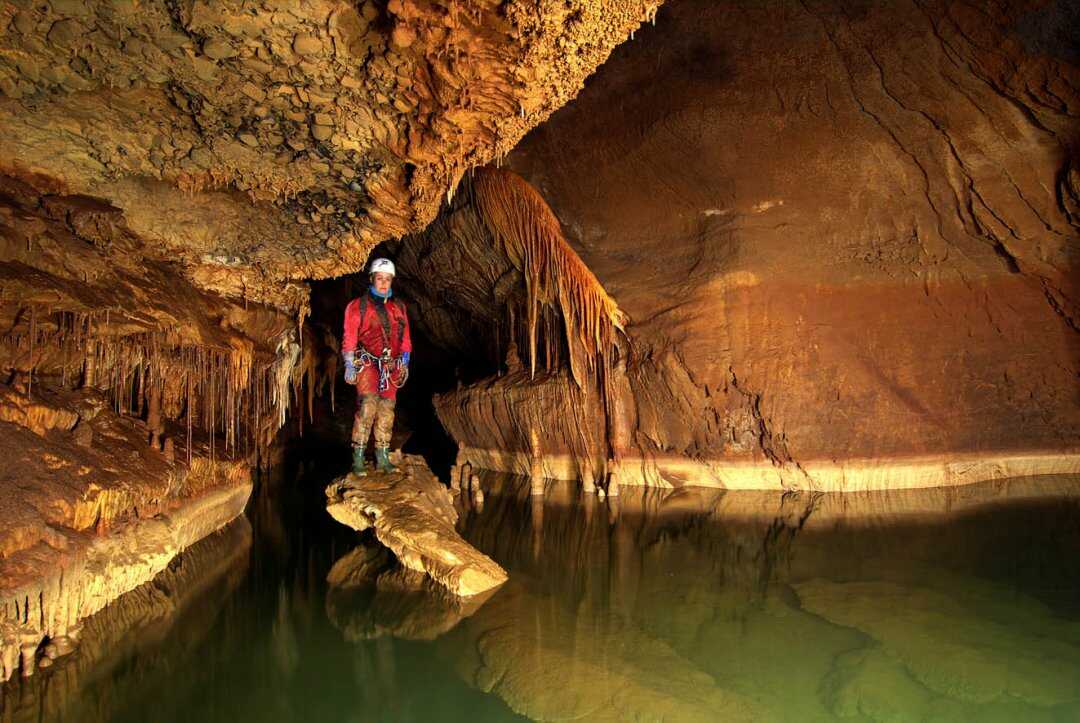 Red Stalagmites Uncover Glimpses of The Past